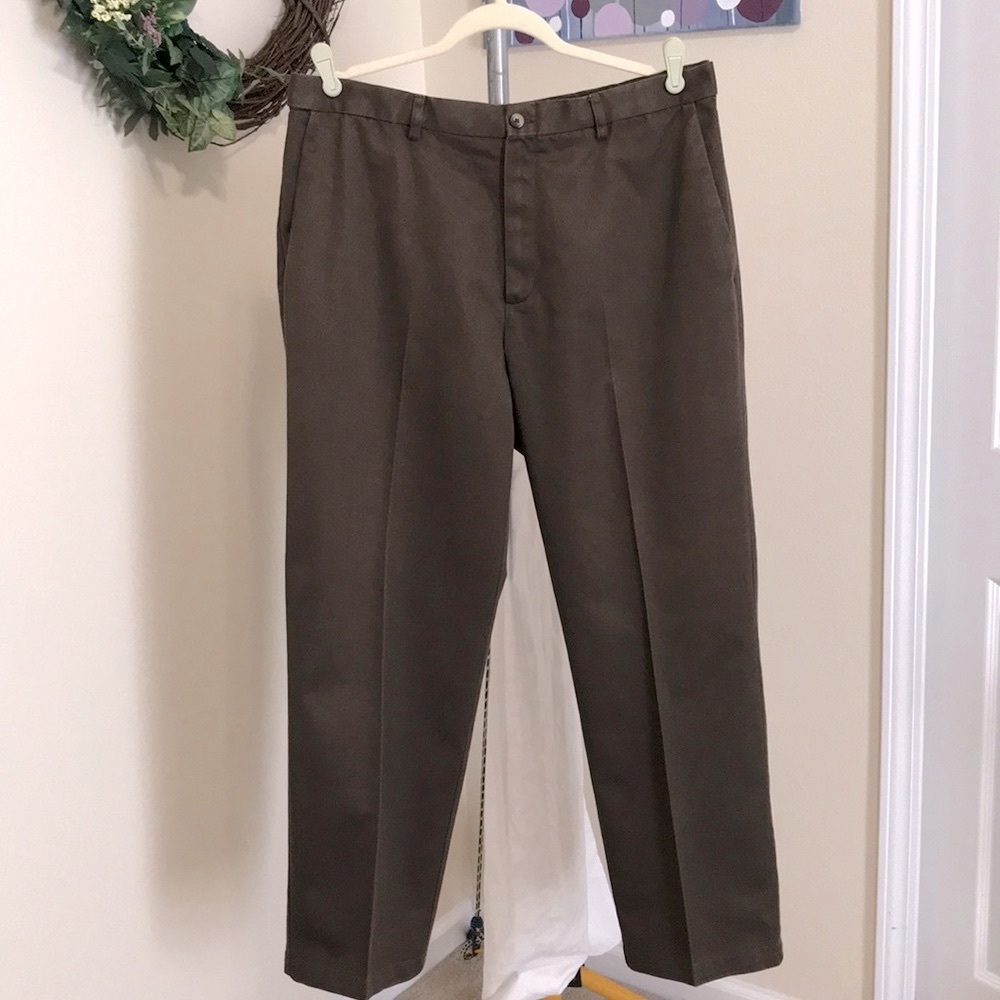 HAGGAR COMFORT WAIST BAND PANTS